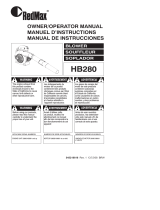RedMax HB280 Manual de usuario