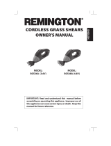 Remington Power Tools BGS36A Manual de usuario