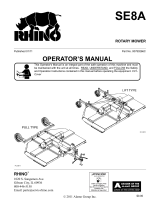 Rhino Mounts SE8A Manual de usuario