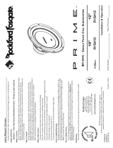 Rockford Fosgate Prime R1S410 Manual de usuario