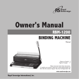 Royal Sovereign RBM-1200 Manual de usuario