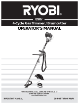 Ryobi 890r Manual de usuario