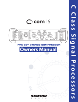 Samson C com 16 Manual de usuario