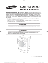 Samsung Dryer DV42H5400EF Manual de usuario