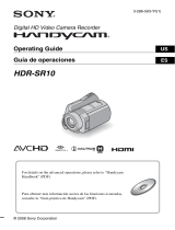 Sony HDR-SR10 Manual de usuario