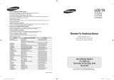 Samsung LE-32S62B Manual de usuario