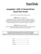 SanDisk ImageMate USB 2.0 Reader-Writer Manual de usuario