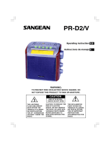 Sangean Electronics PR-D2/V Manual de usuario