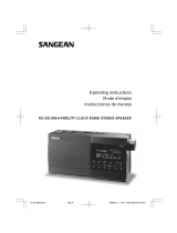 Sangean Electronics Sangean- RS-332 Manual de usuario