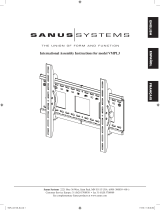 Sanus Systems VISIONMOUNT FLAT PANEL WALL MOUNT-VMPL3 Manual de usuario