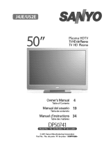 Sanyo DP50741 Manual de usuario