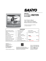 Sanyo DS27225 Manual de usuario