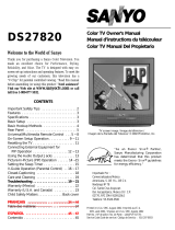 Sanyo DS27820 Manual de usuario