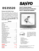 Sanyo DS35520 Manual de usuario