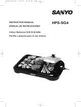 Sanyo HPS-SG4 - Indoor Barbecue Grill Manual de usuario