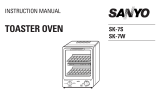 Sanyo SK-7S - Space Saving Two Level Super Toasty Oven Manual de usuario