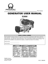 Pramac S2800 Manual de usuario