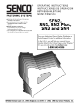 Senco SN3 Manual de usuario