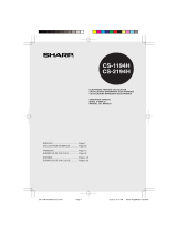Sharp CS-1194H Manual de usuario