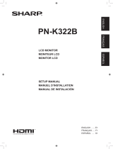 Sharp PN-K322B El manual del propietario