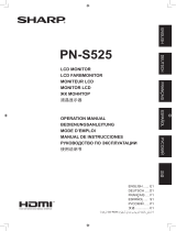 Sharp PN-S525 El manual del propietario