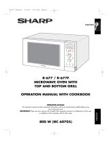 Sharp R-677F Manual de usuario