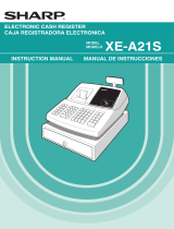 Sharp XE-A21S Manual de usuario