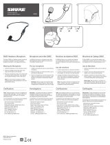 Shure SM35-TQG Performance Headset Condenser Microphone Manual de usuario