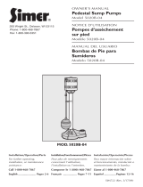 Simer Pumps 5020B-04 Manual de usuario