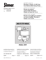 Simer Pumps 3997 Manual de usuario
