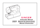 SINGER 3321 TALENT SEWING MACHINE El manual del propietario