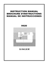 SINGER MODEL 9920 Manual de usuario
