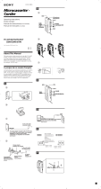 Sony M-579V Manual de usuario