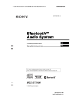Sony MEX-BT5100 Manual de usuario