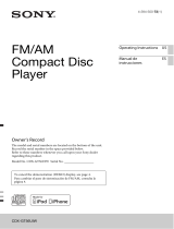 Sony CDX-GT56UIW Manual de usuario