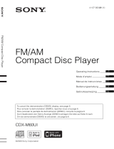 Sony CDX-M60UI Manual de usuario