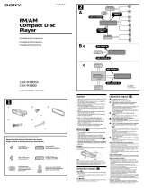 Sony CDX-M8800 Guía de instalación