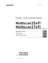 Sony CPD-17SF2 Manual de usuario