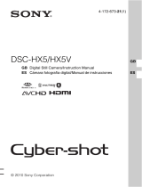 Sony DSC-HX5VB Manual de usuario