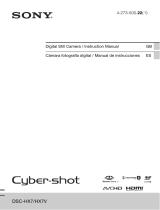 Sony Cyber-shot DSC-HX7 Manual de usuario