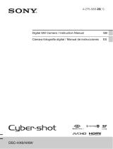 Sony Cyber-shot DSC-HX7 Manual de usuario