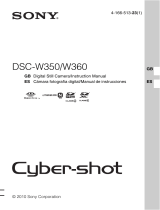 Sony DSC-W360B Manual de usuario
