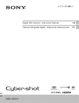 Sony CYBER-SHOT DSC-WXI0 Manual de usuario