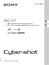 Sony DSC-TX7 Manual de usuario