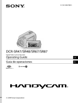 Sony DCR-SR47 Manual de usuario