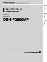 Sony DEH-P2900MP Manual de usuario
