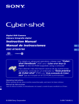 Sony Cyber Shot DSC-S750 Manual de usuario