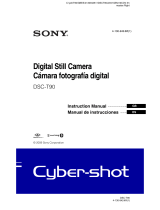 Sony Cyber Shot DSC-T90 Manual de usuario