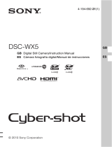 Sony DSC-WX5 Manual de usuario