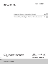 Sony Cyber Shot DSC-WX9 Manual de usuario